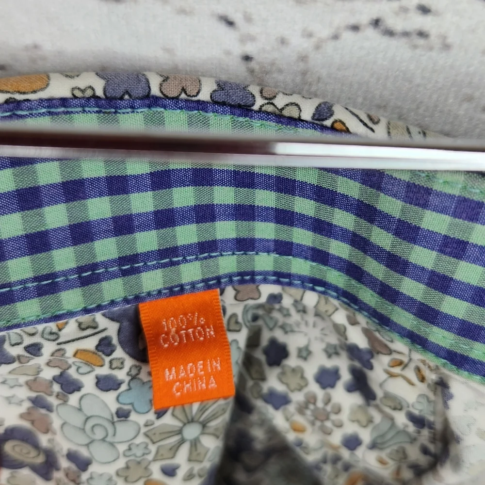 TALLIA Men's Floral Button Shirt Size Small‎